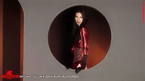 Strip In A Zentai Catsuit - Watch4Fetish