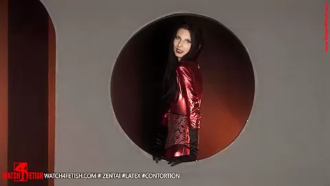 Strip In A Zentai Catsuit - Watch4Fetish