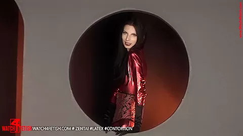 Strip In A Zentai Catsuit - Watch4Fetish