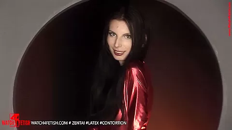 Strip In A Zentai Catsuit - Watch4Fetish