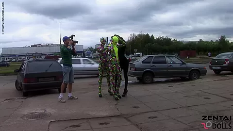 Day In The City In Spandex - Watch4Fetish