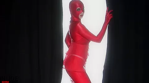 Red Zentai - Watch4Fetish