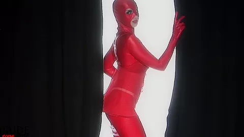 Red Zentai - Watch4Fetish