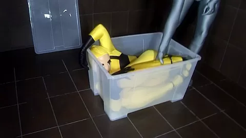 Flexible Gift In Spandex - Watch4Fetish