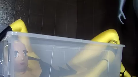Flexible Gift In Spandex - Watch4Fetish