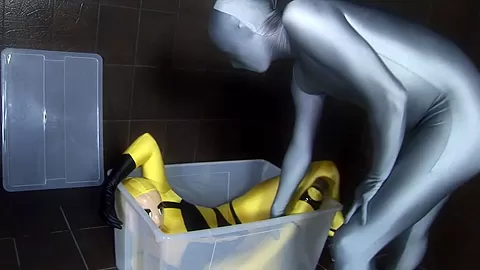 Flexible Gift In Spandex - Watch4Fetish