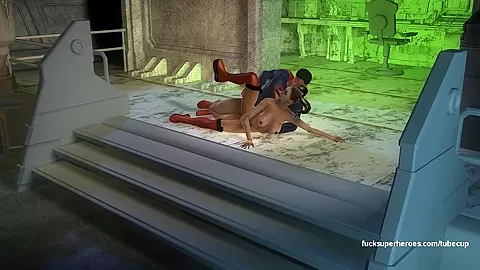 Harley's juicy pussy coves Superman