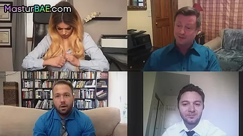Masturb office MILF toys pussy on webcam for her viewers