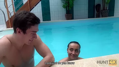HUNT4K. Owner of small spa center seduces brunette bitch for sex