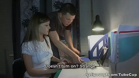 Fucking for a new laptop