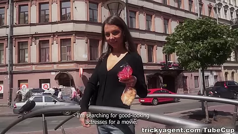 Creampied by tricky porn agent