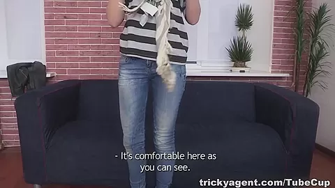 A girl rescued from the rain gets seduced!