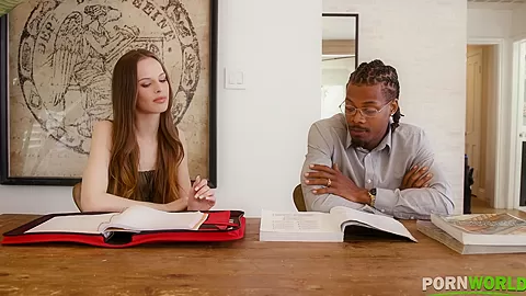 Home Alone: Young Slut student 18+ Jillian Jansen Takes Teacher's BBC GP2398 - PornWorld