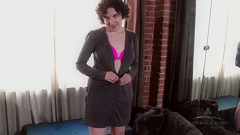 Tamar Is A Curly Locked Pale Skin Brunette Cutie