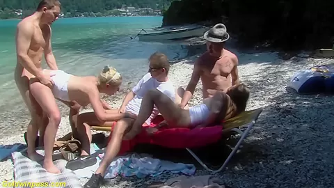 real public german beach orgy