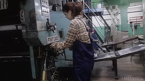 Romance At Work - Malika - Met-Art