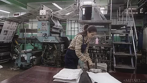 Romance At Work - Malika - Met-Art