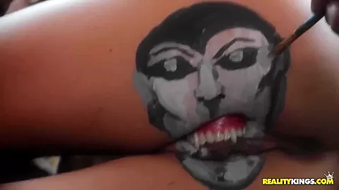 Turn their pussies into a vampire and werewolf