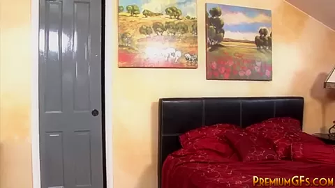 Busty blonde handjob teen 18+ jerks off cock