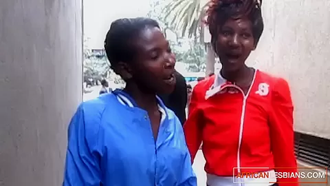 Neighbour comes for sugar, she gets african lesbian pussy fingering