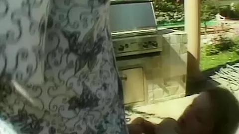 Step father And Stepdaughter Outdoor Garden Fuck