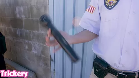 Trickery - April O'Neil tricked into sex with a security guard