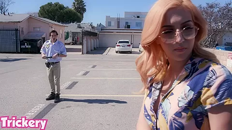 Trickery - April O'Neil tricked into sex with a security guard