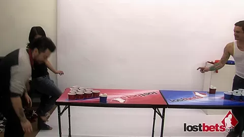 Strip Beer Pong with Franco Holly Dick and Zayda
