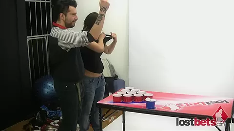 Strip Beer Pong with Franco Holly Dick and Zayda