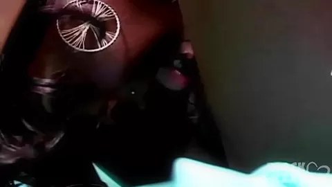 Crazy ebony lesbians lick and shag each other