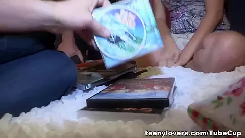 Two cocks satisfy teeny