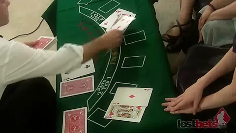 Strip Blackjack with Mika Sammy and Julie