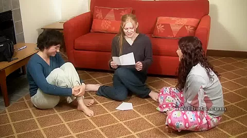 Strip Spin the Bottle with Claire Julie and Elizabeth