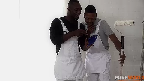 She Takes Two Big Black Dicks - PornWorld