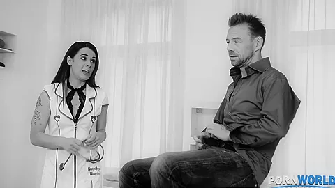 Nylon Makes Her Patient Cum - PornWorld