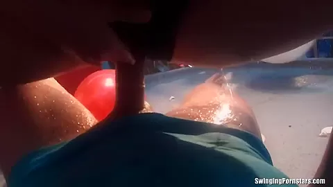 Bi club chicks having public sex orgy