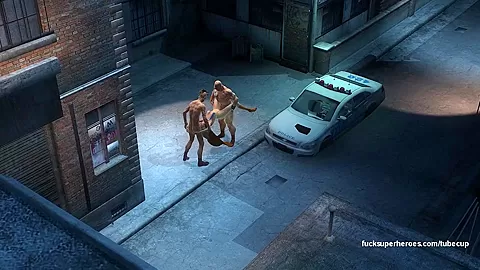 Super Chick gets gang banged in a back alley