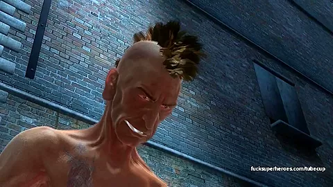 Super Chick gets gang banged in a back alley