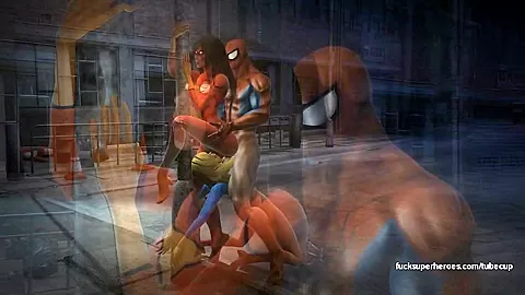 Spiders love juicy pussy