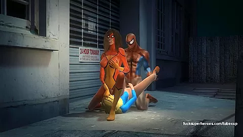 Spiders love juicy pussy