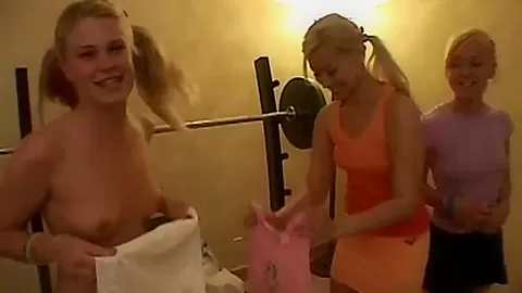Amateur teens 18+ strip off and get into pjs