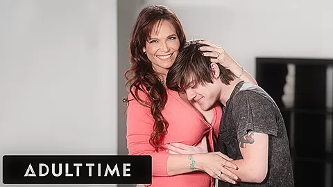 ADULT TIME - Single Stepmom Syren De Mer LOVES Riding Her Stepson's Big Cock!