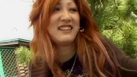 Dick sucking asian slut ravaged outdoors