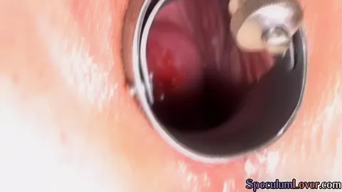 Oiled teen 18+ gapes and masturbates her wet and shaved pussy