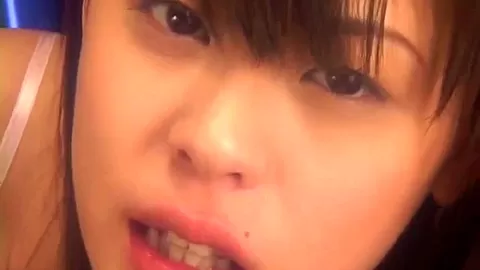 Japanese babe sucks cock in naughty POV scene