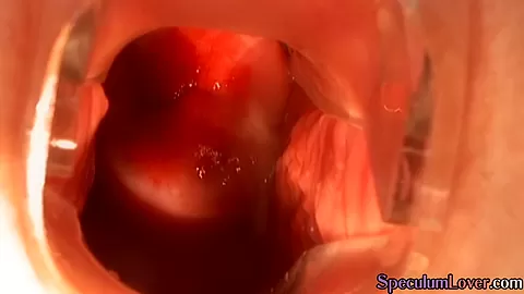 teen 18+ POV stretches pussy hole with speculum medical toy