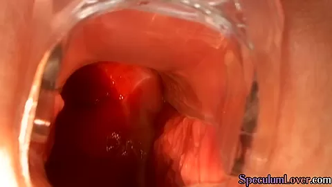 teen 18+ POV stretches pussy hole with speculum medical toy