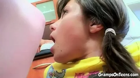 Old Men and Wife Threesome Fucking with teen 18+