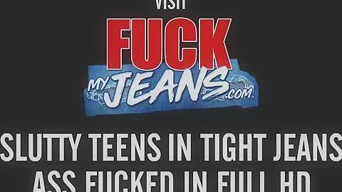 Blonde Russian Slut In Tight Vintage Jeans Deep Anal Fuck