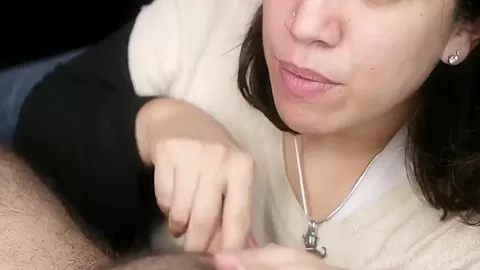 Pov Blowjob On The Bed + Facial